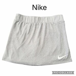 Nike girls Breezy Mid Rise Skort skirt gray size 6